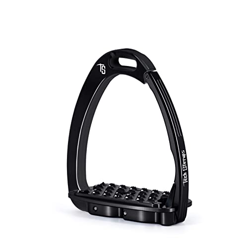 Tech Stirrups Venice Evo Sicherheitssteigbügel, Farbe:Black/Black von Tech Stirrups