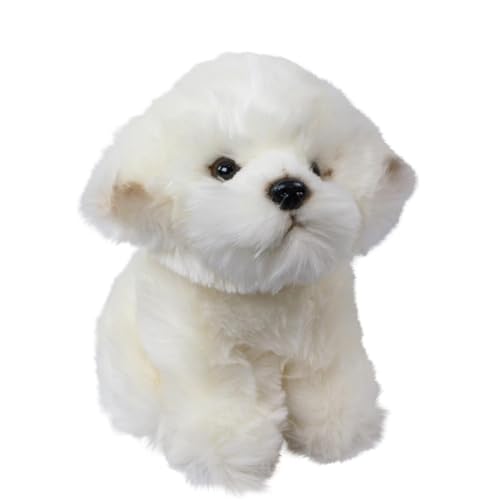 Teddys Rothenburg Malteser Kuscheltier Hund Malteser/Bichon Frisé 18 cm sitzend weiß Plüschtier Plüschhund von Teddys Rothenburg