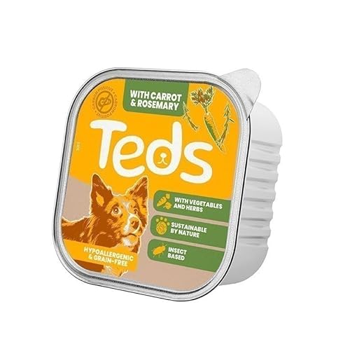 Teds Insect-Based All Breeds alu Carrot/Rosemary hundefutter von Teds