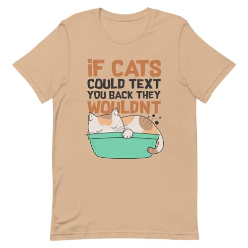 Funny Felines Texting Pet Sarcastic Mockery Statements Lover Hilarious 4, Hellbraun, XL von Teegarb Letter Blanket