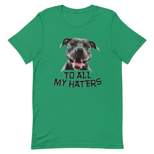 Lustiges T-Shirt für Hundebegeisterte, lustig, für alle meine Haters, Kelly, Größe S von Teegarb Letter Blanket