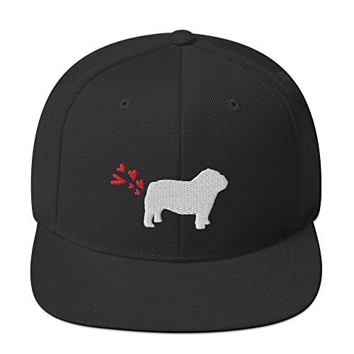 Snapback Hat Lustiger Hund Haustier Liebhaber Pooch Hund Welpen Enthusiast Humorvolle Doggies Doggy Pets Foxhound Papillon, Schwarz, Einheitsgröße von Teegarb Letter Blanket