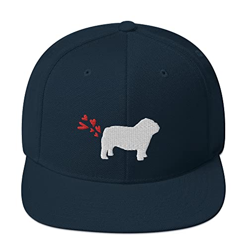 Snapback Hat Lustiger Hund Pet Lover Pooch Doggie Welpen Enthusiast Humorvolle Doggies Doggy Pets Foxhound Papillon, Dark Navy, Einheitsgröße von Teegarb Letter Blanket