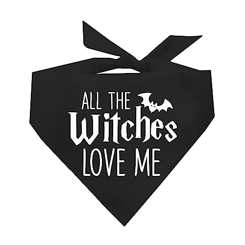 All The Witches Love Me Halloween-Halstuch, verschiedene Farben von Tees & Tails