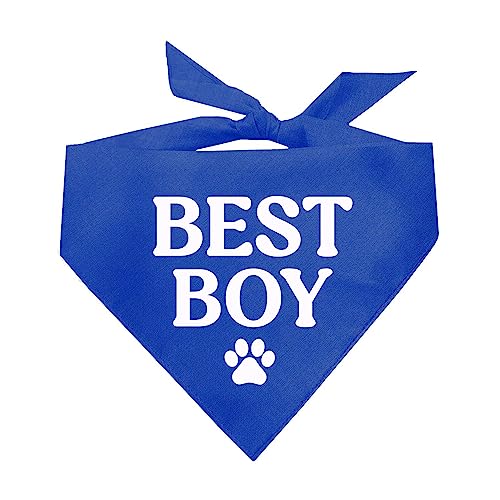 Best Boy Hundehalstuch, Königsblau, OS 1094 von Tees & Tails