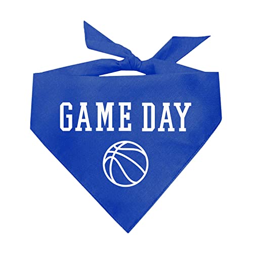 Game Day Basketball Hundehalstuch (1049 Royal, Einheitsgröße) von Tees & Tails