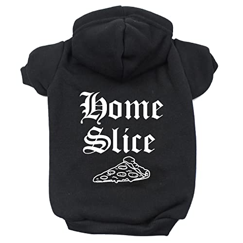 Home Slice Hunde-Kapuzenpullover mit Fleece-Futter, verschiedene Farben von Tees & Tails