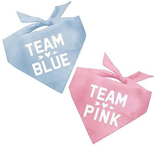 Hundehalstuch, Teamblau und Team Pink, OS 210, 2 Stück von Tees & Tails