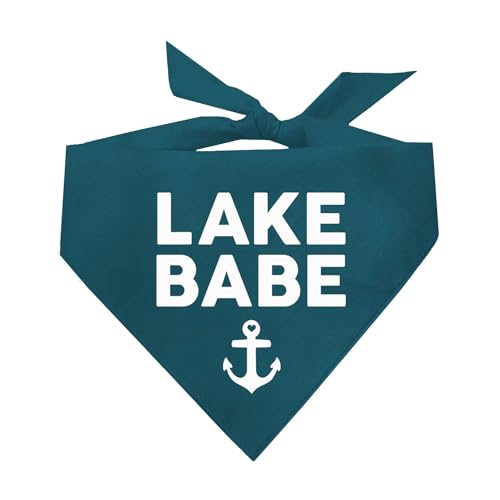 Lake Babe Hundehalstuch, Blaugrün, OS 135 von Tees & Tails