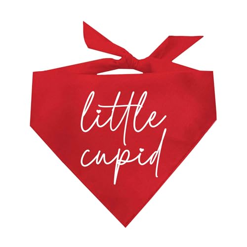 Little Cupid Valentinstag Hundehalstuch, Rot von Tees & Tails