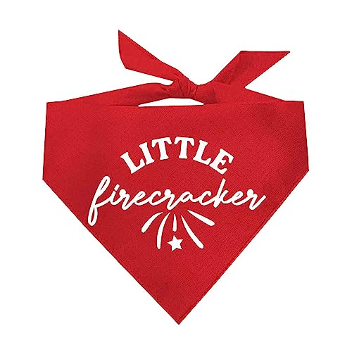 Little Firecracker Hundehalstuch, 4. Juli, verschiedene Farben von Tees & Tails