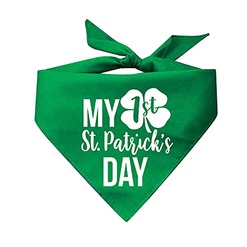 My 1st St. Patrick's Day Hundehalstuch, verschiedene Farben von Tees & Tails