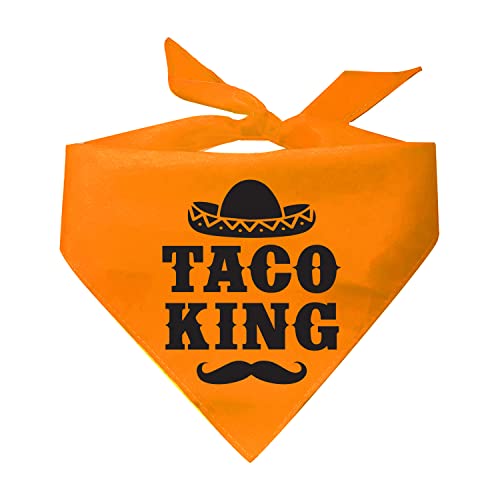 Taco King Hundehalstuch, verschiedene Farben, Orange, Einheitsgröße von Tees & Tails