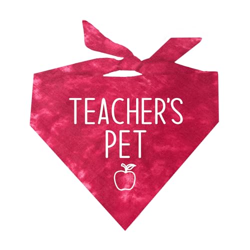 Teacher's Pet Hundehalstuch (roter Haargummi, OS 388) von Tees & Tails