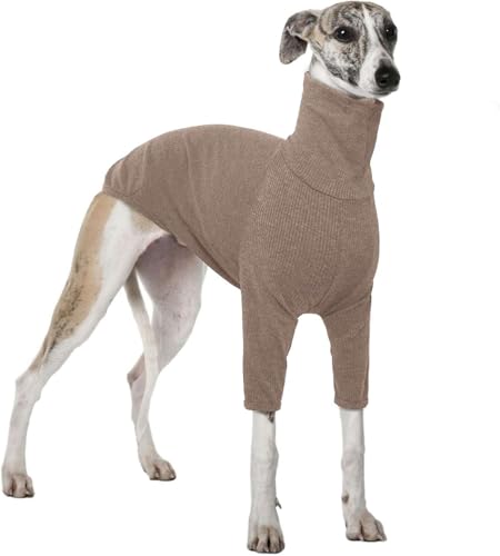 Teesho Hunde Shirt Hundepullover Grosse Hunde Winterpullover Hundepullover (Braun/L) von Teesho