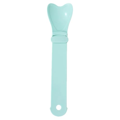 Teksome Cat Strip Squeeze Löffel, Cat Strip Squeezer - Herzförmiger Katzenlöffel, Katzen-Snack-Schaufel, Streifen-Quetschlöffel | Weithals-Katzenfutterspender, tragbarer Löffel für Katzenleckereien von Teksome