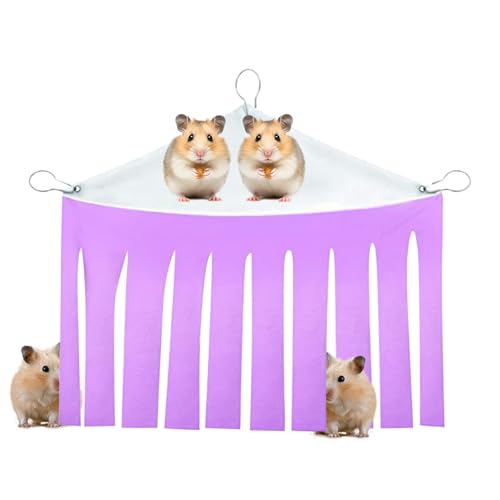 Teksome Frettchen-Hängematte – Eichhörnchenkäfig-Bett, Käfig-Schlafversteck, Lebensraum für Hamster, Zuckergleiter, Zwerge, Kleintiere Teksome Frettchen-Hängematte – Eichhörnchenkäfig-Bett, Käfig-Schlafversteck, Lebensraum für Hamster, Zuckergleiter, Zwerge, Kleintiere von Teksome
