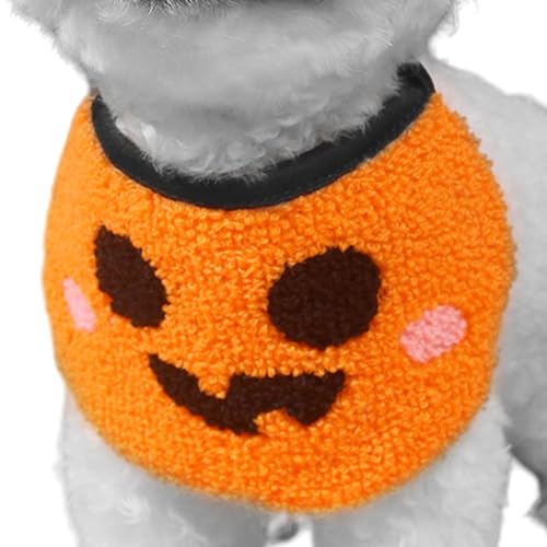 Teksome Halloween-Hunde-Bandanas,Hunde-Halloween-Bandana | Verstellbares Welpen-Halstuch für Haustiere, Halloween-Halstuch,Weiches Halloween-Haustier-Lätzchen, Hunde-Bandana-Halsband für tägliche von Teksome