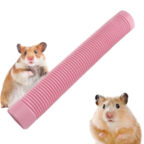 Teksome Hamstertunnel | Falttunnel Für Frettchen Als Trainingszubehör - Biegsames Kauspielzeug für Kleintiere wie Eichhörnchen Chinchillas Igel Frettchen und Holländische Kaninchen,Für Chinchillas Teksome Hamstertunnel | Falttunnel Für Frettchen Als Trainingszubehör - Biegsames Kauspielzeug für Kleintiere wie Eichhörnchen Chinchillas Igel Frettchen und Holländische Kaninchen,Für Chinchillas von Teksome