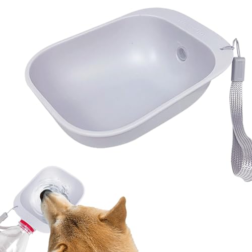 Teksome Hundeflaschen-Wasserspender – Tragbare Hundenäpfe für Hunde im Freien – 200 ml hängende Outdoor-Hunde-Bewässerung, wiederverwendbarer Hunde-Wasserflaschenspender für den Außenbereich von Teksome