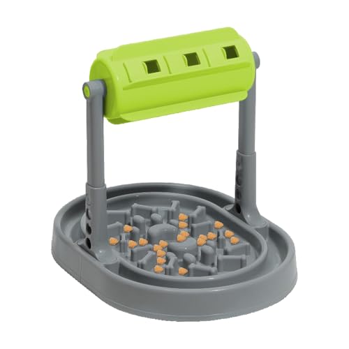 Teksome Interaktives Haustierfutter-Rollenspielzeug – Haustiere Puzzle Slow Feeder – Hundetraining Leckage Futter Slow Feeder Schüssel für Hund, Katzen, Haustiere von Teksome