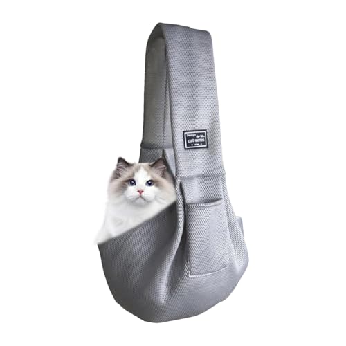 Teksome Kleine Hundetragetasche,Kleine Hundetragetasche - Atmungsaktive Katzentragetasche - Pet Sling Carrier Pet Supplies, Reise-Welpen-Tragetasche zum Tragen Hunde, Katzen, Welpen von Teksome