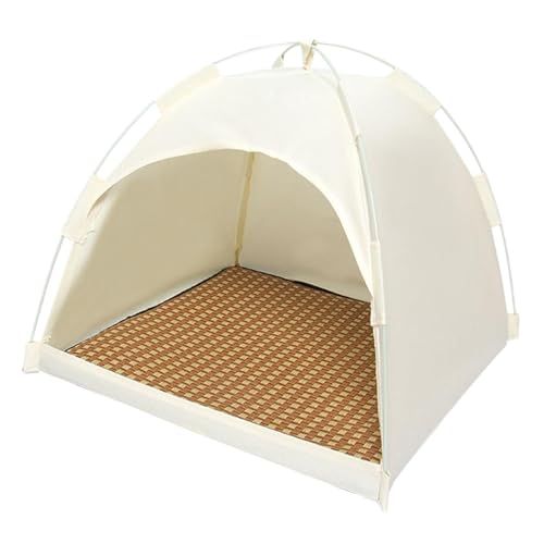 Teksome Outdoor Isoliertes Katzenhaus - Pop Mehrzweck-Katzenzelt - Benutzerfreundliches Sommer-Haustierzelt, atmungsaktives Katzenzelt für Kätzchen, Welpen, Kaninchen, Kleintiere von Teksome