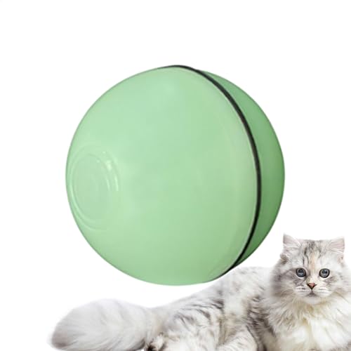 Teksome Smart Cat Ball Toy, Cat Ball Toy | Beleuchtung Übungsball - Automatisches Kätzchenspielzeug für Innenkatzen, lindert Langeweile und fördert das Spielen von Teksome