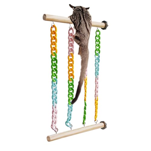Teksome Sugar Glider Spielzeug, Haustier-Schaukel-Spielständer, kaufester Zuckergleiter, Käfig-Spielzeug, Dekoration für Kleintiere, Klettern, Übungen, Langeweile Teksome Sugar Glider Spielzeug, Haustier-Schaukel-Spielständer, kaufester Zuckergleiter, Käfig-Spielzeug, Dekoration für Kleintiere, Klettern, Übungen, Langeweile von Teksome