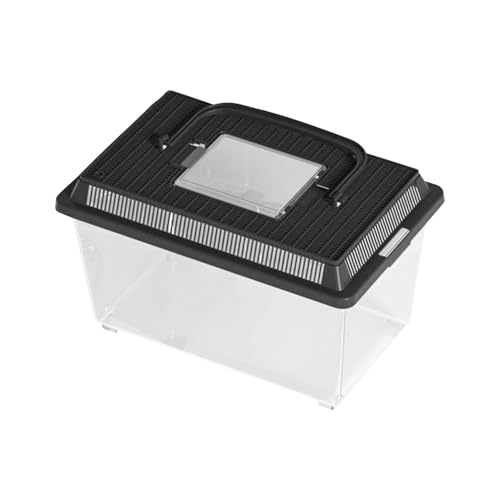 Teksome Terrarium Für Reptilien - Zucht- Und Transportbox Für Reptilien Und Schlangen | Tragbarer Transportbehälter Mit Griff Für Haustiere, Geckos Und Frösche Teksome Terrarium Für Reptilien - Zucht- Und Transportbox Für Reptilien Und Schlangen | Tragbarer Transportbehälter Mit Griff Für Haustiere, Geckos Und Frösche von Teksome