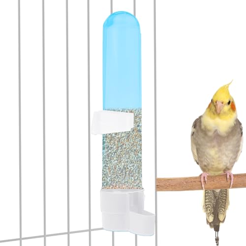 Teksome Vogel-Wasserflasche, Kleintier-Futterschüssel, einfach zu bedienen, hohe Kapazität, langlebig, Mehrzweck-Wasserflasche für Chinchilla, Kaninchen, Conure, Lovebird, Vogelkäfig-Zubehör von Teksome