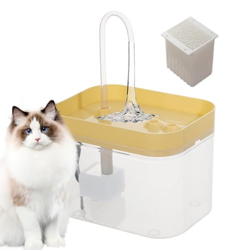 Teksome Wasserspender für Hunde – 1,5 l Katzen-Wassernäpfe, geräuscharmes Trinkspenderzubehör für kleine, mittelgroße und große Kätzchen Teksome Wasserspender für Hunde – 1,5 l Katzen-Wassernäpfe, geräuscharmes Trinkspenderzubehör für kleine, mittelgroße und große Kätzchen von Teksome