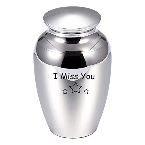 Urnen Hundesärge & -Urnen,Ketten Für Damen Ketten Für Herren Silver Gun Black Blue Cremation Urn Haustier / Mensch Asche Urn Großes Volumen Für Asche Asche Andenken Begräbnis Sarg Urne 2 8 * 1 von Teliditid