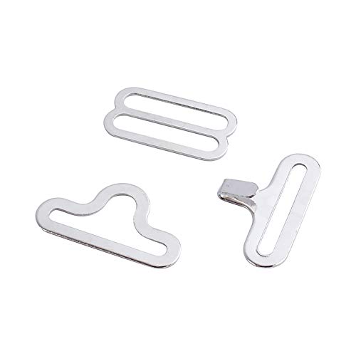 Beschichtung Fliege-50sets Metall Verstellbare Fliege Hardware Krawatte Clip Haken Verschluss Krawatte Riemen von Telituny