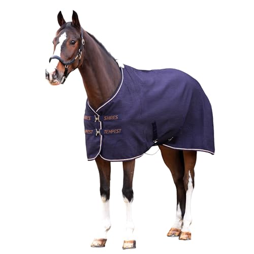 Tempest Shires Original Waffel-Teppich, Marineblau, 120 cm, Marineblau von Tempest