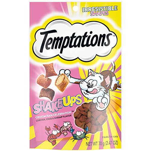 Temptations MixUps & ShakeUps Crunchy and Soft Cat Treats, 2.5 - 3 oz. (12 Pack) von Temptations