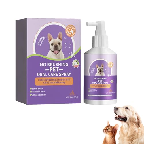 Sofenthiss - Teeth Cleaning Spray for Dogs, Pet Oral Care Spray, Teeth Cleaning Spray for Dogs & Cats, Dog Teeth Cleaning Spray (1pcs) von Tencipeda