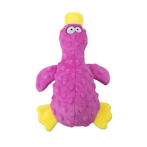 Tencipeda Dog Squeaky Toy Duck, Dog Toys for Aggressive Chewers, Tough Plush Dog Toys for Large Dogs, Dog Toys for Small, Medium and Large Breeds (Purple) von Tencipeda