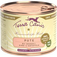 Sparpaket Terra Canis 12 x 200 g - Pute mit Brokkoli, Birne und Kartoffeln von Terra Canis