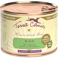 Sparpaket Terra Canis 12 x 200 g - Rind mit Karotte, Apfel und Naturreis von Terra Canis