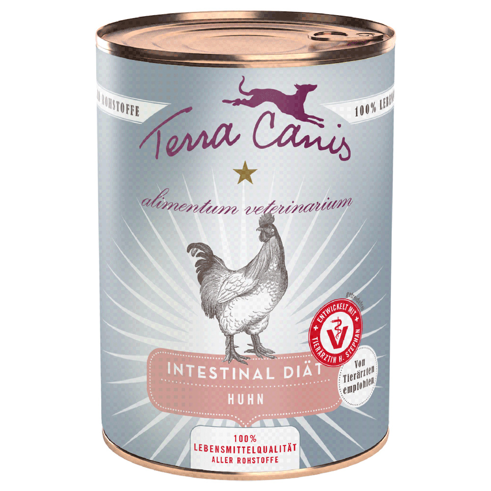 Sparpaket Terra Canis Alimentum Veterinarium Intestinal 12 x 400 g - Huhn von Terra Canis