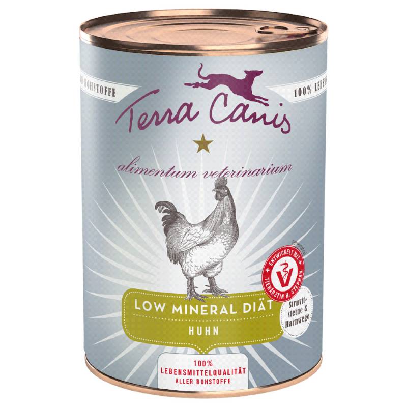 Sparpaket Terra Canis Alimentum Veterinarium Low Mineral Diät 12 x 400 g - Huhn von Terra Canis