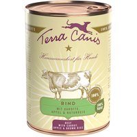 Sparpaket Terra Canis Classic 12 x 400 g - Rind mit Karotte, Apfel und Naturreis von Terra Canis