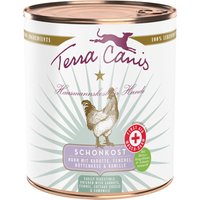 Sparpaket Terra Canis First Aid Schonkost 12 x 800 g - Huhn mit Karotte, Fenchel, Hüttenkäse & Kamille von Terra Canis