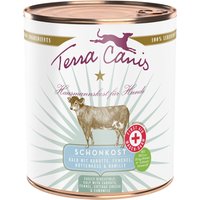 Sparpaket Terra Canis First Aid Schonkost 12 x 800 g - Kalb mit Karotte, Fenchel, Hüttenkäse & Kamille von Terra Canis