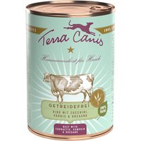 Sparpaket Terra Canis Getreidefrei 12 x 400 g - Rind mit Zucchini, Kürbis & Oregano von Terra Canis