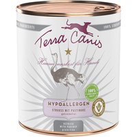 Sparpaket Terra Canis Hypoallergen 12 x 800 g - Strauß mit Pastinake von Terra Canis