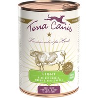 Sparpaket Terra Canis Light 12 x 400 g - Rind mit Kürbis, Mango und Artischoke von Terra Canis