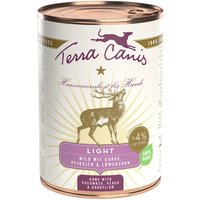 Sparpaket Terra Canis Light 12 x 400 g - Wild mit Gurke, Pfirsich und Löwenzahn von Terra Canis