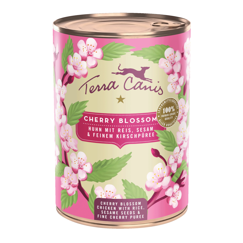 Sparpaket Terra Canis Menü Floralis 12 x 400 g - Cherry Blossom: Huhn von Terra Canis